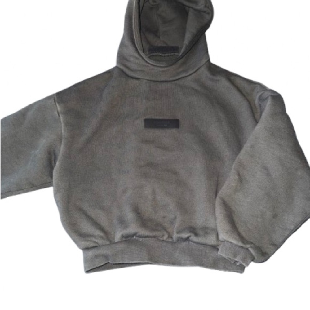 Essentials Charcoal Hoodie Sweater